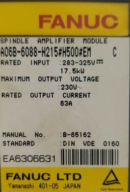 FANUC A06B-6088-H215#H500 | In Stock Ships Overnight FANUC A06B-6088-H215#H500 | In Stock Ships Overnight